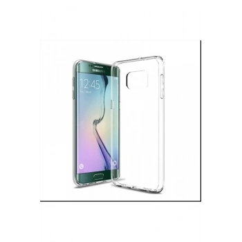 Samsung Galaxy S6 Edge Uyumlu Ultra İnce Şeffaf Kılıf