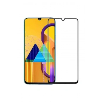 Samsung M31 Seramik Nano 9d Tam Kaplayan Kırılmaz Cam Koruyucu Siyah