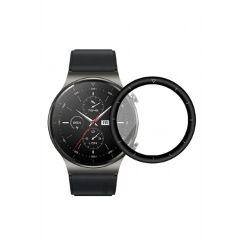 Huawei Watch Gt 2 Pro 3d Full Kaplama 46 Mm Ekran Koruyucu Polymer Nano Esnek Cam