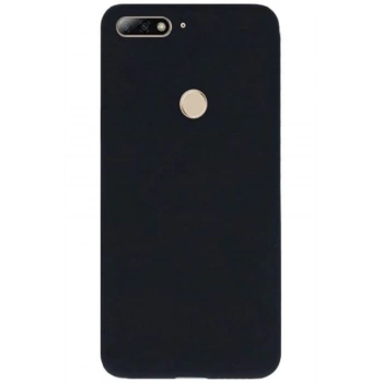 Huawei Y7 2018 Kılıf Silikon Premier Siyah