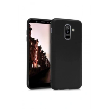 Samsung Galaxy A6 Plus 2018 Ultra Slim Yumuşak Premier Silikon Kılıf Siyah