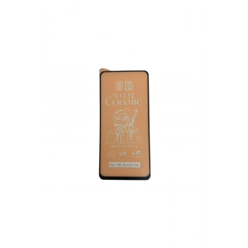 Xiaomi Redmi Note 9 Siyah Full Kapatan Mat Seramik Esnek Ekran Koruyucu