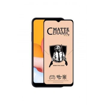 Samsung Galaxy A12 Seramik Matte Flexible Ekran Koruyucu Siyah