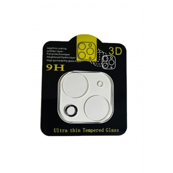 Apple Iphone 13mini (5.4inç Arka Lens Kamera Kırılmaz Cam 9d Koruyucu 9h Tempered Arka Kamera Şeffaf