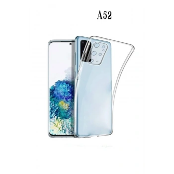 Samsung Galaxy A52 Tıpalı Kamera Korumalı Silikon Kılıf