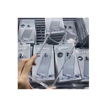 Iphone 11 Uyumlu Space 2 Şeffaf Kamera Korumalı Cep Telefonu Kılıfı