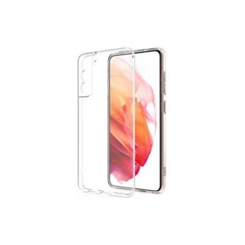Samsung Galaxy S21 Fe Kamera Korumalı Şeffaf Tıpalı Silikon Kılıf
