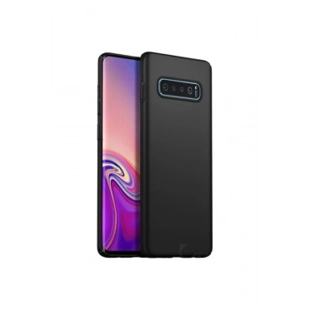 Samsung Galaxy S10 Plus Lansman Silikon Kılıf Siyah