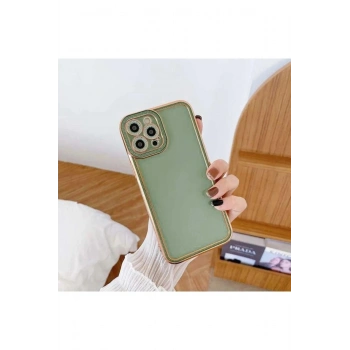 Iphone 11 Ile Uyumlu Kamera Korumalı Kenarları Yaldızlı Rio Kapak/kılıf