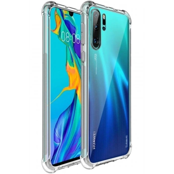 Huawei P30 Lite Anti Crash Darbeye Dayanıklı Şeffaf Silikon Kılıf
