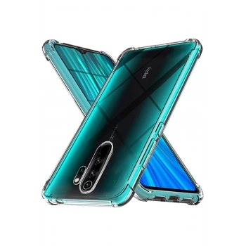 Xiaomi Redmi Note 8 Pro Uyumlu Anti Crash Darbeye Dayanıklı Şeffaf Silikon Kılıf