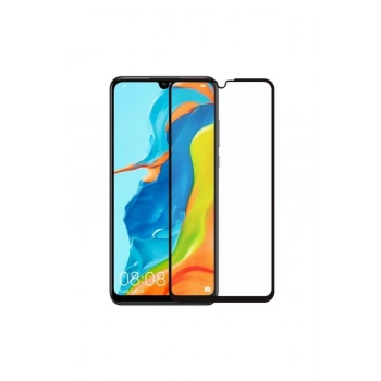 Huawei P30 Lite 9d Full Cam Kavisli Ekran Koruyucu