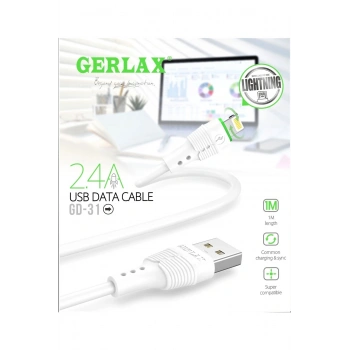 Gd-31 2.4 A Iphone Usb Data Ve Şarj Kablosu