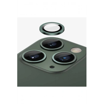 Iphone 11-12pro Lens Koruma Koyu Yeşil