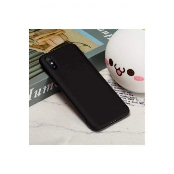 Xiaomi Redmi 9a Ile Uyumlu Kılıf Matte Premier Kılıf Siyah