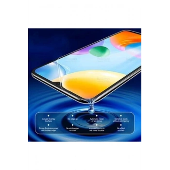 Xiaomi Redmi 10a Uyumlu Esnek Dayanıklı Blue Nano Ekran Koruyucu