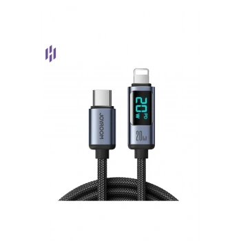 20W Typ-c To Lighting Digital Display Kablo 1.2m