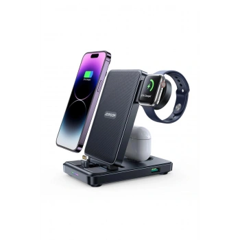 4 in 1 Katlanabilir Şarj İstasyonu Lightning