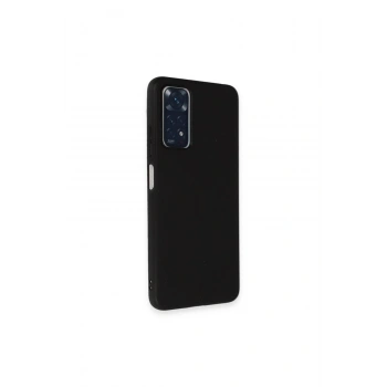 Xiaomi Redmi Note 11 Pro ile Uyumlu Kumaş Dokulu Sert Silikon Kılıf
