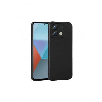 Xiaomi Redmi Note 13 5G Premier Siyah Silikon Kılıf