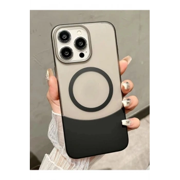 İPHONE 15 PRO İLE UYUMLU 2 PARÇALI MAGSAFE ÖZELLİKLİ SOFT RENKLİ TELEFON KILIFI