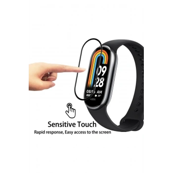 Xiaomi Mi Band 8 Akıllı Saat Uyumlu Polymer Nano PPM Ekran Koruyucu