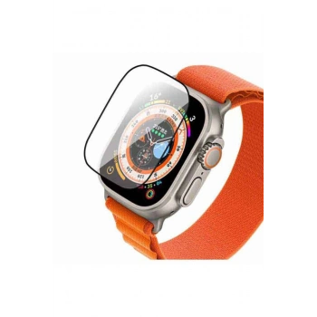 Apple Watch Ultra / Ultra 2 İle Tam Uyumlu 49mm Temperli Cam Ekran Koruyucu