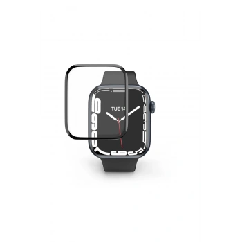 Apple Watch Series 7 8 9 41 MM Uyumlu Tam Kaplayan Esnek Nano Ekran Koruyucu