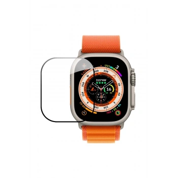 Apple Watch Ultra ve Ultra 2 ile Uyumlu Tam Kaplayan Esnek Nano Ekran Koruyucu