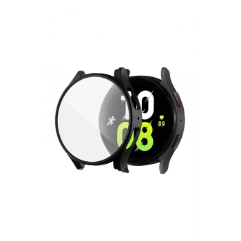 Samsun Galaxy Watch GT3 Uyumlu 46mm Renkli Sert PC Ekran Korumalı Kasa Koruyucu