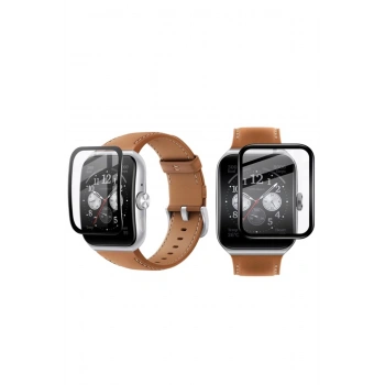 Oppo Watch 46 MM ile Uyumlu Esnek Polymer Nano Kırılmaz Ekran Koruyucu