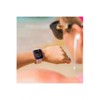 Apple Watch SE3/SE2/SE/6/5/4 Seri Uyumlu 44mm İnce Yumuşak Silikon Çerçeve ve Alt Kasa Koruyucu