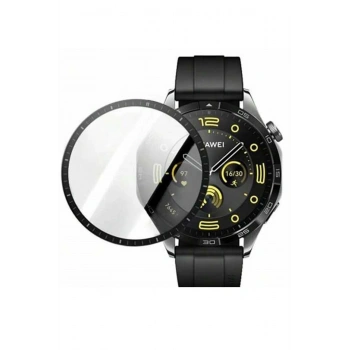 Huawei GT4 46 MM ile Esnek Polymer Nano Kırılmaz Ekran Koruyucu