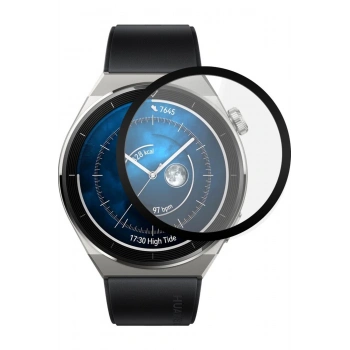 Huawei Watch 3 Pro 46 MM ile Esnek Polymer Nano Kırılmaz Ekran Koruyucu