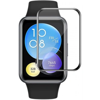 Huawei Watch Fit 46MM ile Esnek Polymer Nano Kırılmaz Ekran Koruyucu