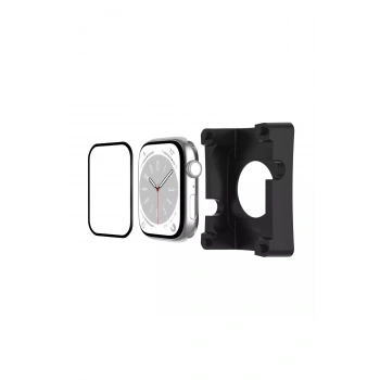 Apple Watch Series 10 42MM ile Uyumlu Kolay Uygulama ve Hizalama Kitli Nano HD Ekran Koruyucu