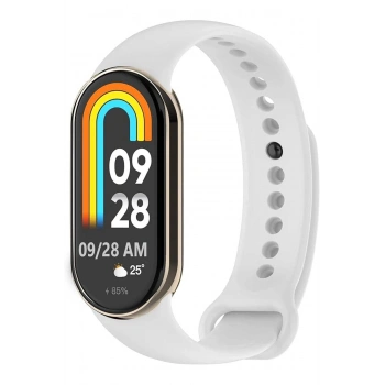 Xiaomi Mi Band 8 ile Birebir Uyumlu Kolay Takılıp Çıkarılabilen Renkli Esnek Haki Silikon Kordon