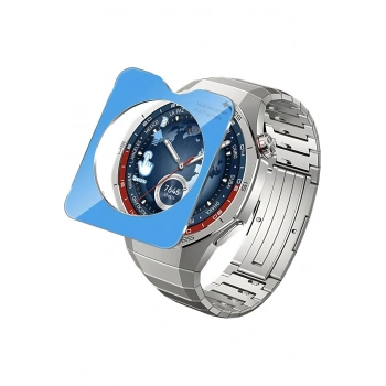 Huawei Watch GT6 GT6 Pro GT5 46MM Uyumlu Kolay Kurulum Aparatlı Temperli Cam HD Ekran Koruyucu
