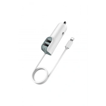 Android Type-C ile Uyumlu Araç İçi Çakmaklık Şarj Başlığı ve Kablo Set