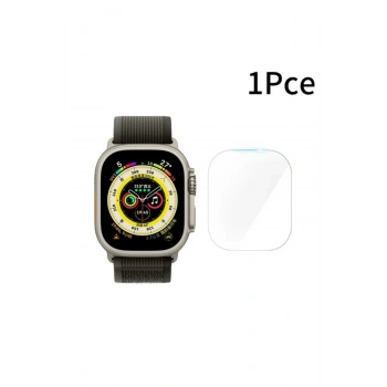 Apple Watch Ultra/Ultra 2/Ultra 3 49MM ile Uyumlu Kristal Netlik 9H Temperli Cam Ekran Koruyucu