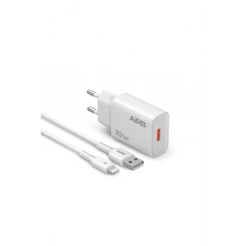 iPhone 6/7/8/X/11/12/13/14 Serileri ile Uyumlu 10W  1.2A USB-A to Lightning Şarj Seti