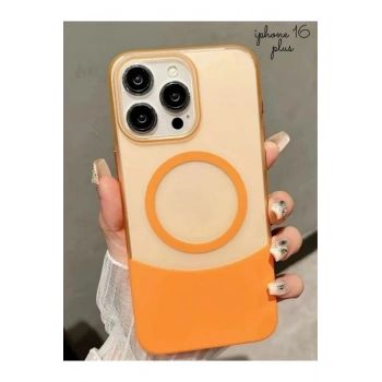 İPHONE 16 PLUS İLE UYUMLU 2 PARÇALI MAGSAFE ÖZELLİKLİ SOFT RENKLİ TELEFON KILIFI