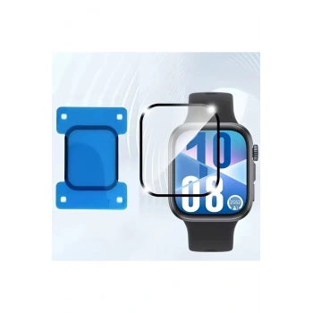 Huawei Watch Fit 4 Kolay Uygulama Aparatlı Full Ekran Koruyucu Polymer Nano Film Kolay Kurulum PPM