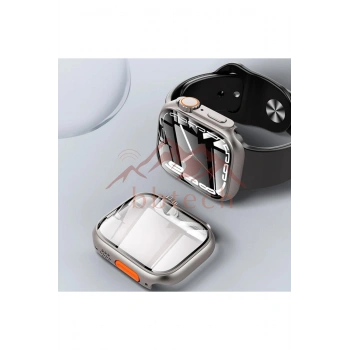 Apple Watch Series 11 42mm Ultra Dönüştürücü Kasa ve Ekran Koruyucu S11i Ultraya Çevirici Adaptör