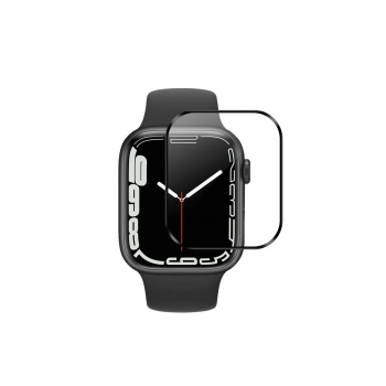Apple Watch Series 11 42mm Ekran Koruyucu Şeffaf Polymer Nano Ppm Ekran Filmi Kavisli Tam Kaplayan