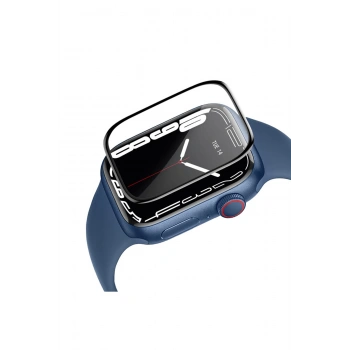 Apple Watch SE 3 40mm Ekran Koruyucu Şeffaf Polymer Nano Ppm Ekran Filmi Kavisli Tam Kaplayan