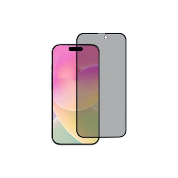 iPhone 17 ile Uyumlu 9H Tam Kaplayan Hayalet Anti-Statik Temperli Cam Ekran Koruyucu HD Netlik