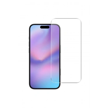 Apple iPhone 17 Pro Max ile Uyumlu 9H Temperli Cam Ekran Koruyucu Leke Tutmaz HD Netlik
