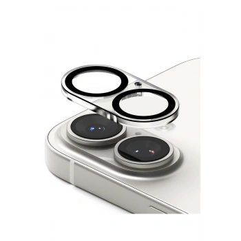 iPhone 17 ile Uyumlu Kristal Netlik 9H Kırılma Karşıtı Cam Kamera Ünitesi ve Lens Koruyucu
