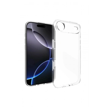 Apple iPhone 17 Air ile Uyumlu Kamera Korumalı Şeffaf Silikon Kılıf